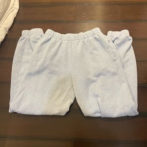 brandy melville light blue sweatpants